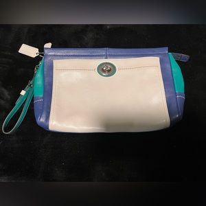 Coach large wristlet/clutch